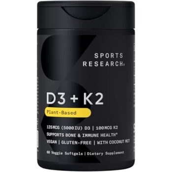 Sports Research Vitamin D3 + K2 Review (30% Deal): Best-selling 2025 Performance