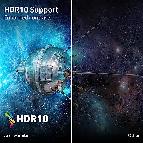 A view of the monitor's connectivity ports