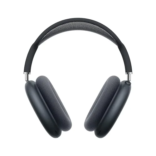 Apple AirPods Max Wireless Over-Ear Headphones, Pro-Level Active Noise Cancellation, Transparency Mode, Personalized Spatial Audio, USB-C Charging, Bluetooth Headphones for iPhone - Midnight