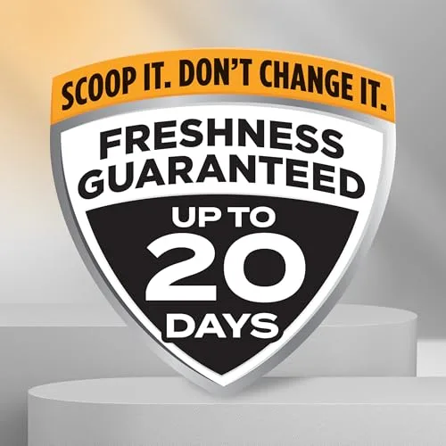 ARM & Hammer Hardball Lightweight Platinum Multi-Cat Clumping Cat Litter Odor Control, Easy No-Mess Scooping, Garden Bloom Scent, 14.5 Lbs.