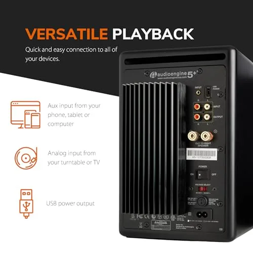 Audioengine A5+ Drivers Close Up