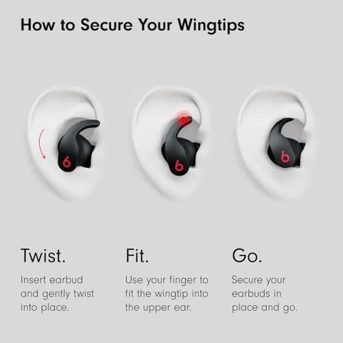 Beats Fit Pro (1st Gen) - True Wireless Noise Cancelling Earbuds - Active Noise Cancelling - Sweat Resistant Earphones, Compatible with Apple & Android, Class 1 Bluetooth® - Beats White