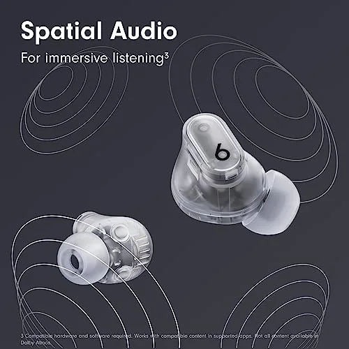 Beats Studio Buds + with Apple 20W USB-C Power Adapter - Transparent