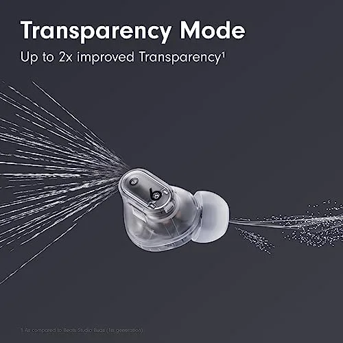 Beats Studio Buds + with Apple 20W USB-C Power Adapter - Transparent