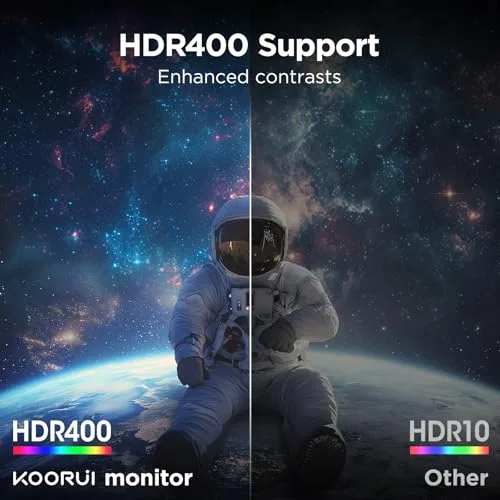 The fully adjustable ergonomic stand of the KOORUI 34E6UC