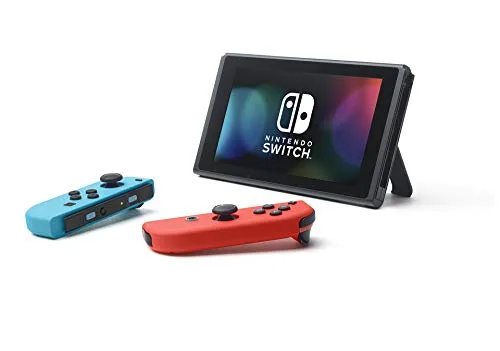 The versatile Joy-Con controllers shown separately and in the Joy-Con grip