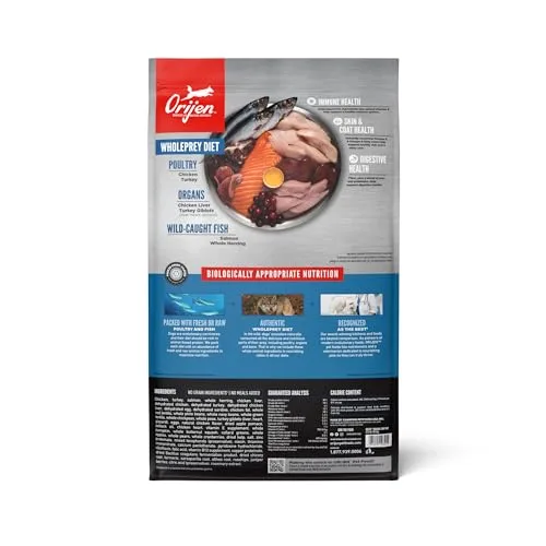 The first five animal ingredients in ORIJEN Original dog food