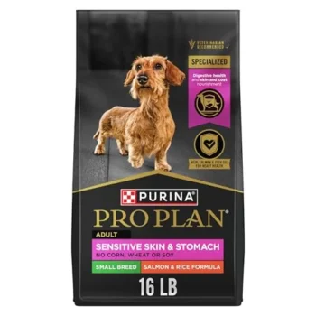 Best Purina Pro Plan Sensitive Skin and Stomach Dog Food Review for Small Breeds