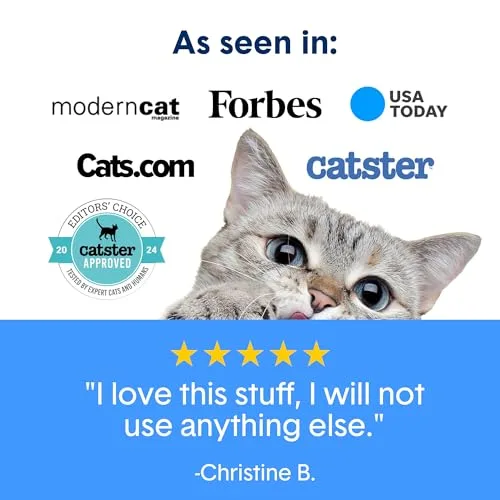 Boxie Probiotic Cat Litter, 40 Day Odor Control, Clumping Clay Kitty Litter, Odor Eliminating Probiotics, Dust-Free, No Fragrances No Fillers, 16 lb