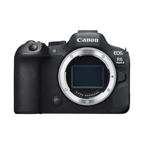 Canon EOS R6 Mark II Mirrorless Camera RF24-105mm F4 L USM Lens Kit, Hybrid Full-Frame Camera, 24.2 Megapixel CMOS Sensor. Photo and Video Camera Capabilities, RF Mount, Black