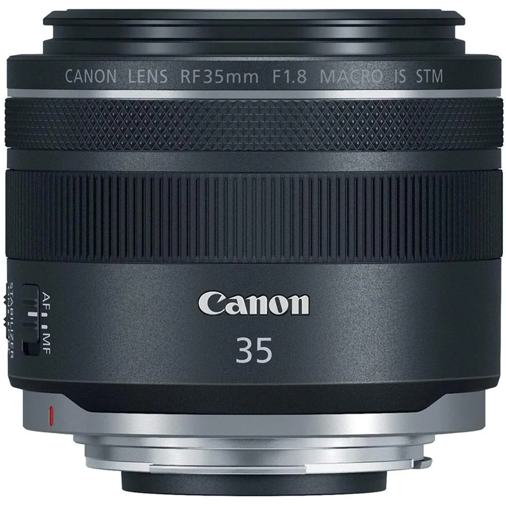 Canon RF 35mm F1.8 Side Profile and Switch