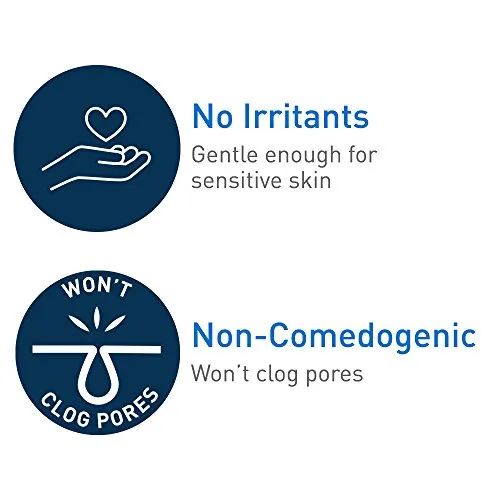 Close-up of skin showing a hydrated, dewy glow after application of the CeraVe Gel Oil.