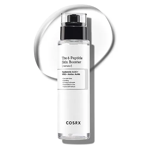 COSRX 6X Peptide Collagen Booster Toner Serum with Copper Peptides, Niacinamide & Hyaluronic Acid Skin Renewal Boosting Facial Essence for All Skin Types, Korean Skin Care, 150mL/5.07 Fl.Oz