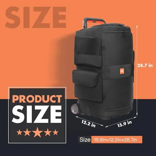 JBL PartyBox 520 Case Rolled Up Front Panel