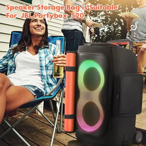 JBL PartyBox 520 Case Side Pockets