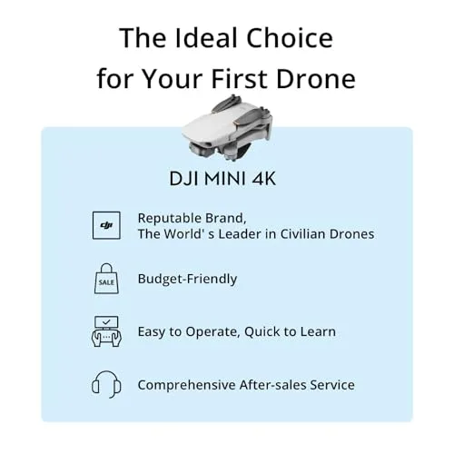 The DJI Mini 4K combo including two batteries and a shoulder bag