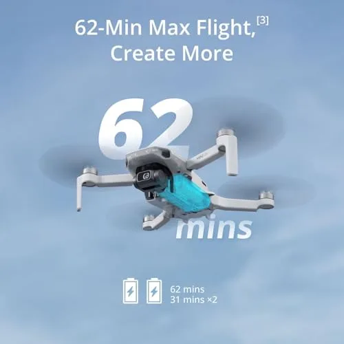 DJI Mini 4K drone hovering stably in the air