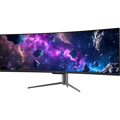 A vibrant image demonstrating the monitor's color performance