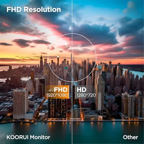 An image showing the immersive curve of the 27-inch display