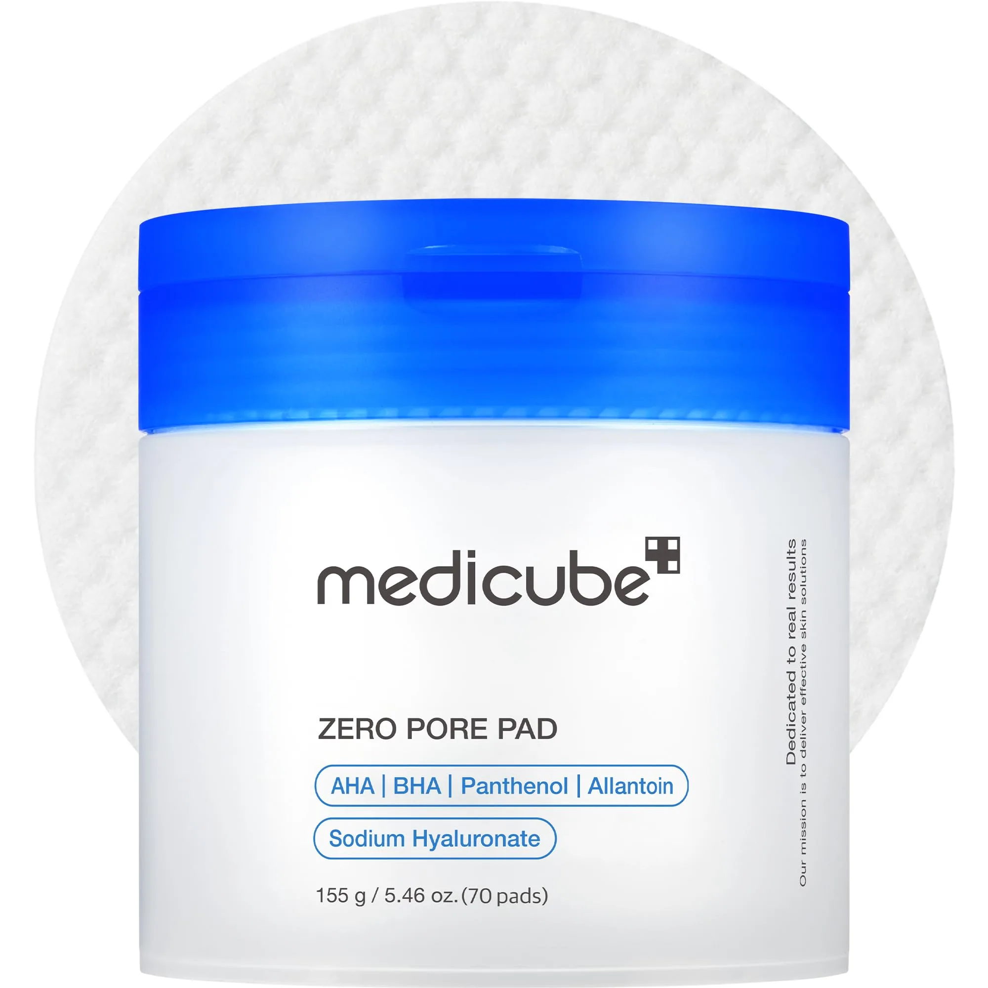 Medicube Zero Pore Pads 2.0 clinical results and ingredient information