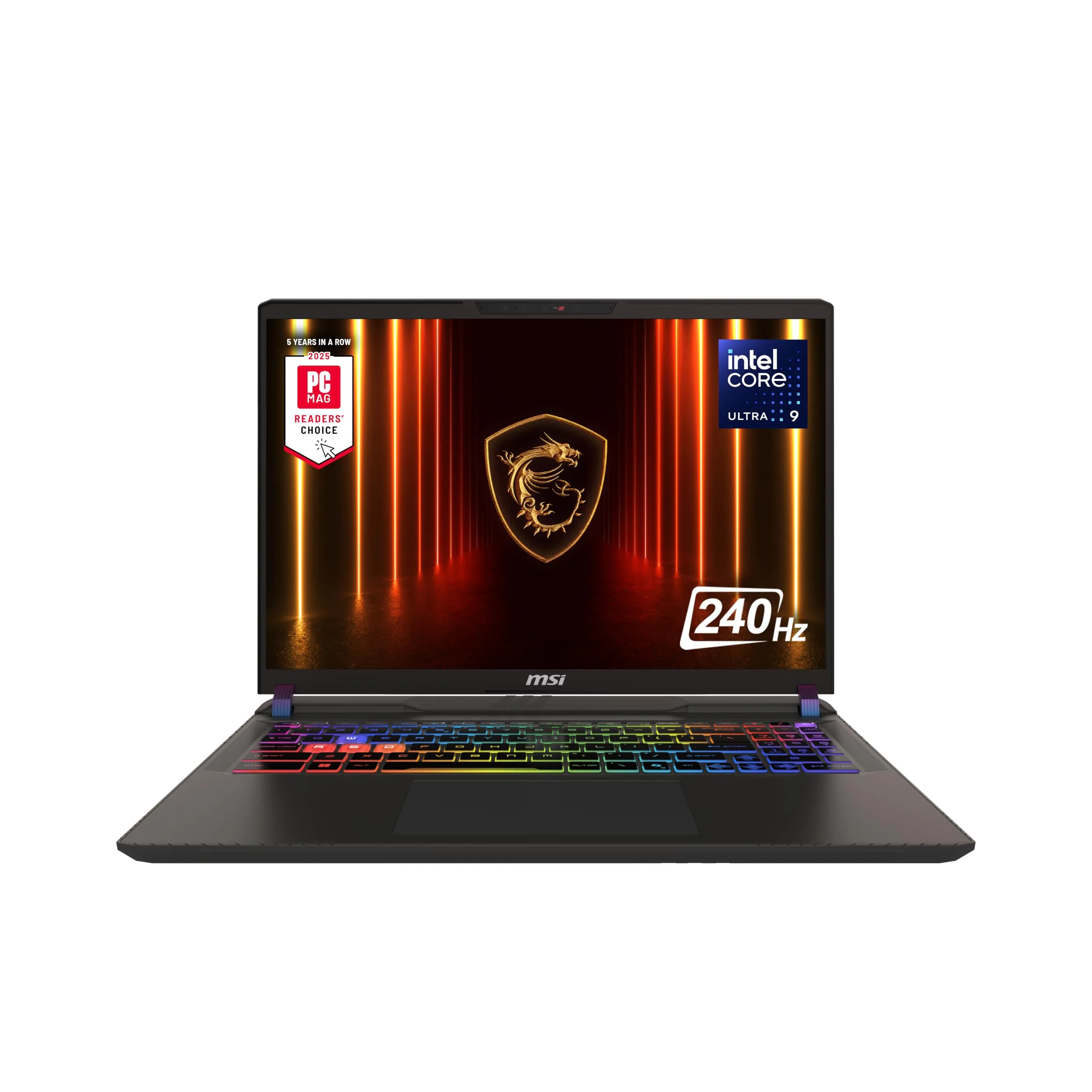 MSI Vector 16 HX AI 16” 240Hz QHD+ Gaming Laptop: Intel Core Ultra 9-275HX, NVIDIA Geforce RTX 5070Ti, 16GB DDR5, 1TB NVMe SSD, Thunderbolt 5, Wi-Fi 7, Win 11 Home: Cosmo Gray A2XWHG-211US