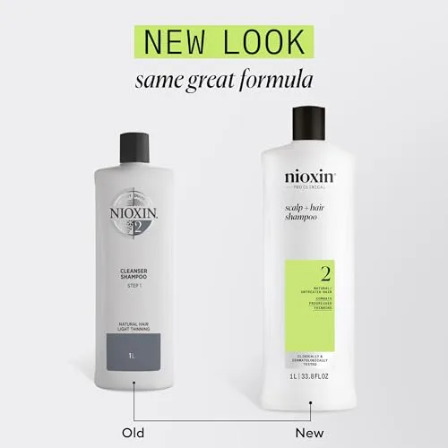 Nioxin System 2 shampoo bottle