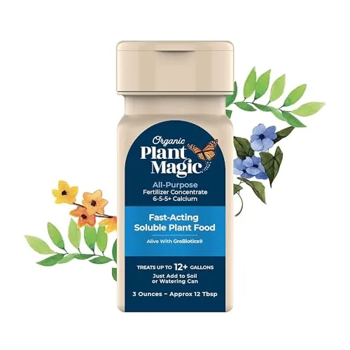 Organic Plant Magic - Truly Organic™ Soluble Plant Food Shaker Bottle