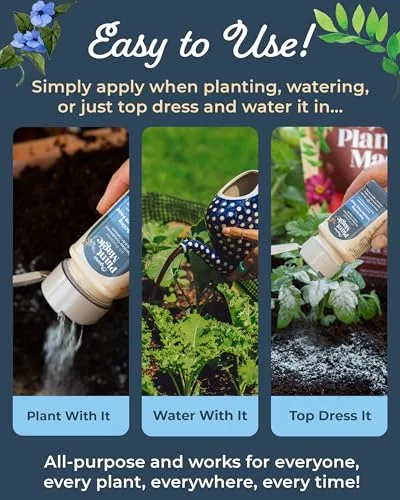 Organic Plant Magic Usage on Flowers