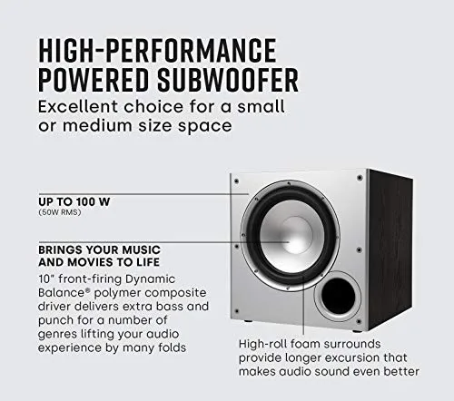Polk Audio PSW10 Subwoofer Front View