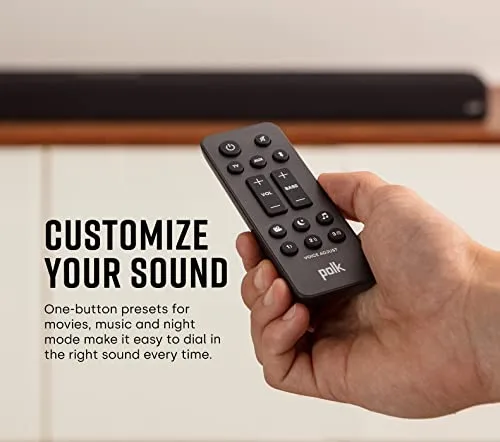Polk Signa S4 Remote and Controls