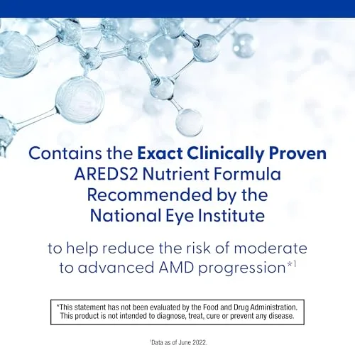 PreserVision AREDS 2 Eye Vitamins, #1 Eye Doctor Recommended Brand, Lutein and Zeaxanthin Supplement with Vitamin C, Vitamin E, Zinc, and Copper, 120 Softgels (Minigels)