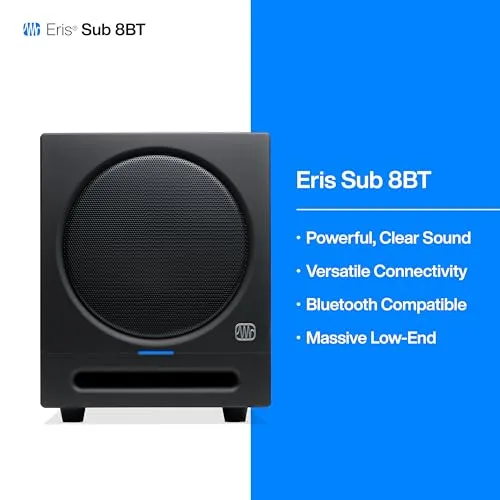 PreSonus Eris Sub 8BT Rear Panel Controls