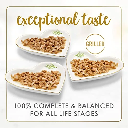 Purina Fancy Feast Grilled Wet Cat Food Seafood Collection in Wet Cat Food Variety Pack - (Pack of 24) 3 oz. Cans