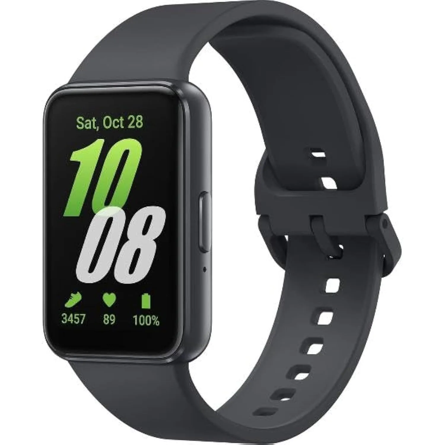 SAMSUNG Galaxy FIT 3 [2024] 1.6 AMOLED Display | 14 Days Battery Life | 100+ Watchfaces | 100+ Exercise Modes | International Model - (Black)