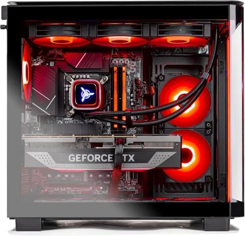 Skytech King 95 Gaming PC Desktop, Ryzen 7 9700X 3.8 GHz (5.5GHz), NVIDIA RTX 5070 12GB GDDR7, 1TB Gen4 SSD, 32GB DDR5 RAM 6000 RGB, 850W Gold PSU, 360mm ARGB AIO, Wi-Fi, Win 11