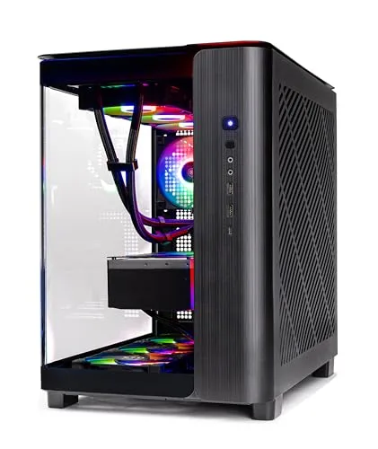 Skytech King 95 Gaming PC Desktop, Ryzen 7 9800X3D 4.7 GHz (5.2 GHz Turbo Boost), NVIDIA RTX 5080 16GB, 4TB Gen4 SSD, 64GB DDR5 RAM 6000 RGB, 850W Gold PSU, 360mm ARGB AIO, Wi-Fi, Win 11