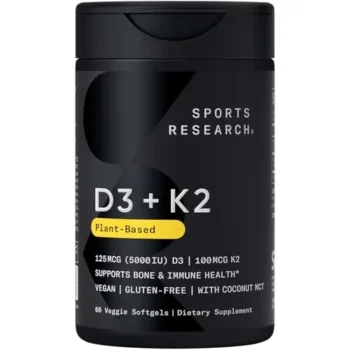 Sports Research Vitamin D3 + K2 Review : Best-selling 2025 Performance