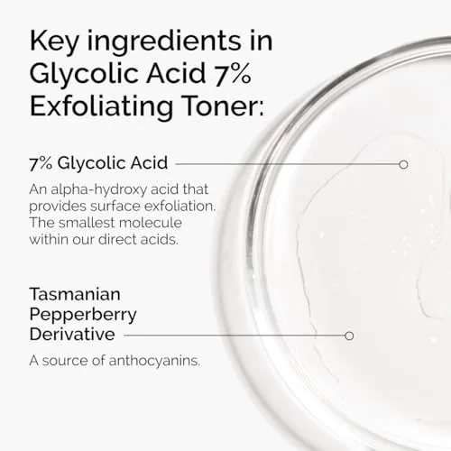 Texture and application of The Ordinary Glycolic Acid 7% Exfoliating Toner