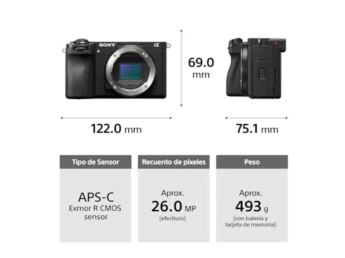 Sony Alpha 6700 β APS-C Interchangeable Lens Camera with 26 MP sensor, 4K video, AI-Based Subject Recognition, Log Shooting, LUT Handling and Vlog Friendly Functions