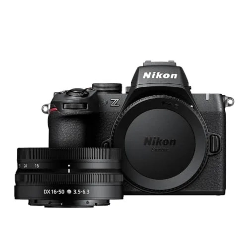 Nikon Z50 II with Wide-Angle Zoom Lens | Compact mirrorless Stills/Video Camera with Easy Color presets and Wireless Photo Sharing | Nikon USA Model