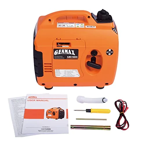 GENMAX Generator，EPA Compliant, Eco-Mode Feature, Ultra Lightweight for Backup Home Use & Camping