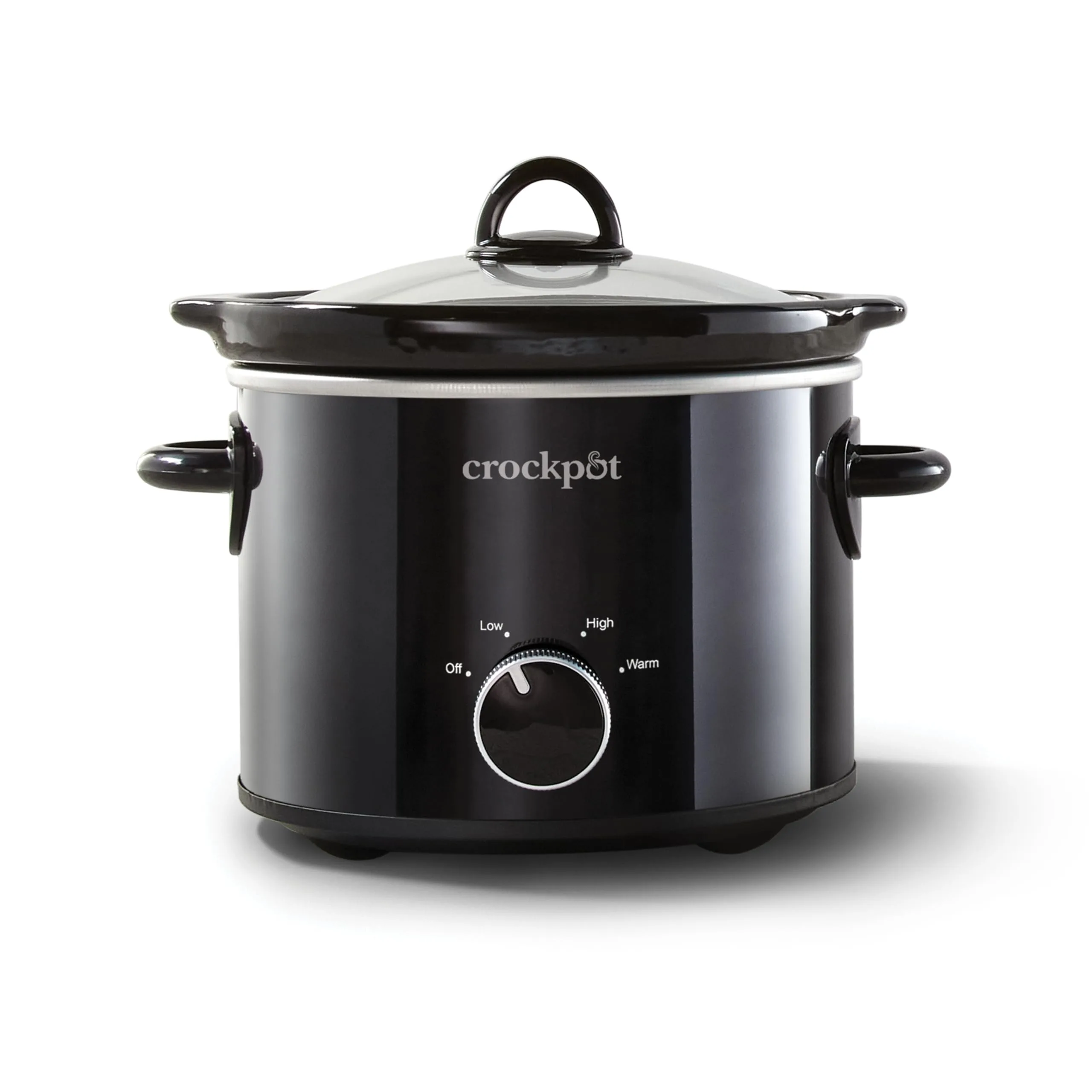 Crockpot 2-Quart Classic Slow Cooker on a kitchen counter, showing its compact size