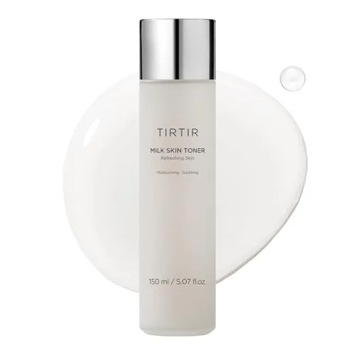 TIRTIR Milk Skin Rice Toner - Deep Moisturizing, Hydrating and Refreshing for face, Niacinamide, Ceramide, Rice Bran Extract, Nature-Oriented Ingredients, Korean Skin Care, Vegan, 150ml / 5.07 fl.oz.