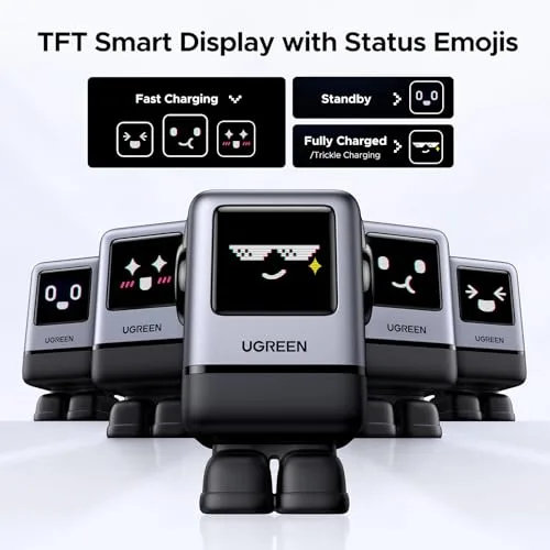 UGREEN Uno 100W USB C Charger, Nexode 4-Port GaN Charger Compact Fast USB C Power Adapter for MacBook Pro/Air 2025, iPad Pro, iPhone 17 Pro, Galaxy S25 Ultra, Pixel 10, Steam Deck, ROG Ally