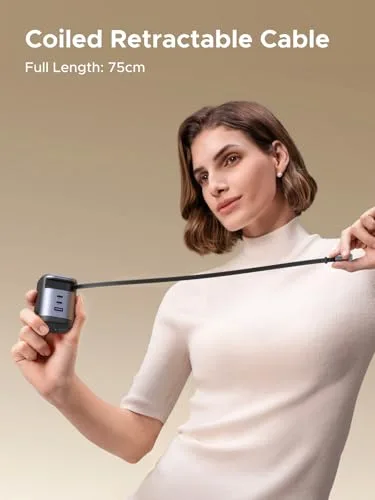 UGREEN Nexode 100W Retractable Charger Cable Mechanism