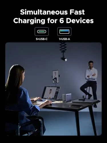 UGREEN Nexode 500W Multi-Port Usage