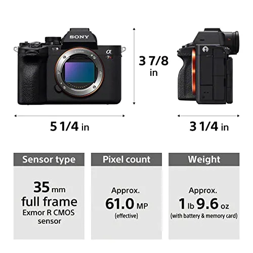 Sony Alpha 7R V Full-Frame Mirrorless Interchangeable Lens Camera