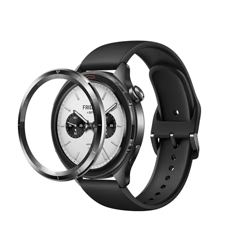 Xiaomi Watch S4 Smartwatch with 1.43-inch OLED Display NFC Bluetooth Calls Gesture Control 150+ Sports Modes 15-Day Battery HyperOS Alexa Model M2425W1 (Black)