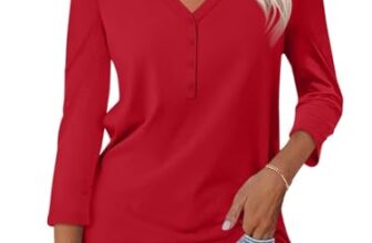 Ultimate Minetom V Neck 3/4 Sleeve Top Review: Affordable Casual Performance