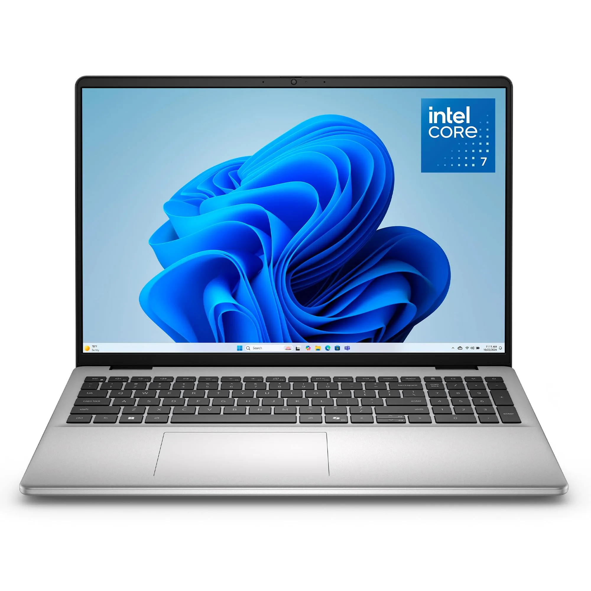 Dell 16 Laptop DC16251-16.0-inch 16:10 FHD+ Display, Intel Core 7 150U, 16GB DDR5 RAM, 1TB SSD, Intel Graphics, Windows 11 Home, Onsite Service - Platinum Silver